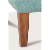 Exposed Tapered Wooden Legs